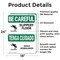 Signmission 24 in Height, 18 in Width, Vinyl Decal, Rectangle, Bilingual OS-2PACK-BC-D-1824-L-10047 - alternate 6